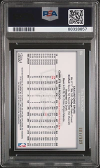 2009 Topps Chrome 86 Tim Duncan PSA 9