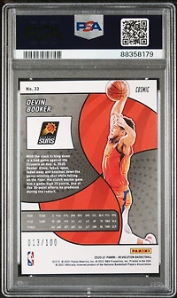 2020 Panini Revolution 33 Devin Booker Cosmic PSA 10
