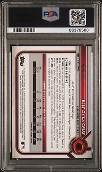 2022 Bowman Draft Chrome Sapphire Edition Bdc80 Elly De La Cruz PSA 9