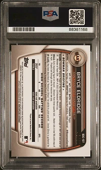 2023 Bowman Draft Sapphire Edition Bdc107 Bryce Eldridge Gold PSA 9