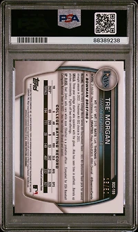 2023 Bowman Draft Sapphire Edition Bdc199 Tre' Morgan Gold PSA 10