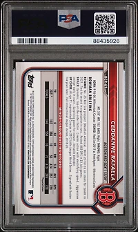 2022 Bowman Mega Box Chrome 61 Ceddanne Rafaela PSA 10
