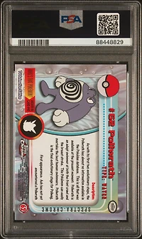 2000 Topps Chrome Pokemon T.v. 62 Poliwrath Spectra PSA 10