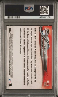 2018 Topps Update Us79 Jose Altuve\aaron Judge PSA 10
