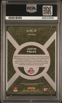 2021 Panini Prizm Draft Picks On Campus Ocjf Justin Fields PSA 9