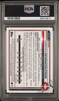 2021 Bowman Draft Chrome Draft Pick Autographs Cdace Christian Encarnacion-strand Refractor PSA 10