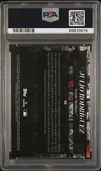 2022 Topps Black And White 95 Julio Rodriguez PSA 10