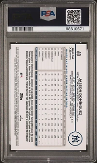 2024 Topps 60 Jasson Dominguez Aqua PSA 10