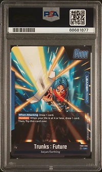 2024 Dragon Ball Super Card Game Fusion World Awakened Pulse Fb01- Trunks : Future Alternate Art PSA 10