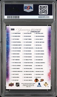 2023 Upper Deck 500 Connor Bedard/leo Carlsson PSA