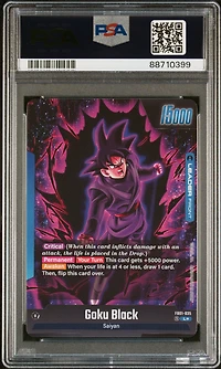 2024 Dragon Ball Super Card Game Fusion World Awakened Pulse Fb01-035 Goku Black Alternate Art PSA 10