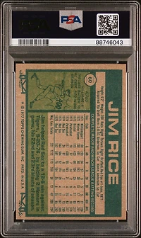 1977 Topps 60 Jim Rice PSA 9
