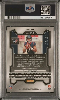 2023 Panini Prizm 339 Cj Stroud Wave PSA 9