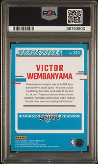 2023 Panini Donruss 220 Victor Wembanyama Choice PSA 9