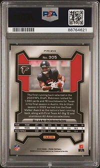 2023 Panini Prizm 305 Bijan Robinson PSA 9
