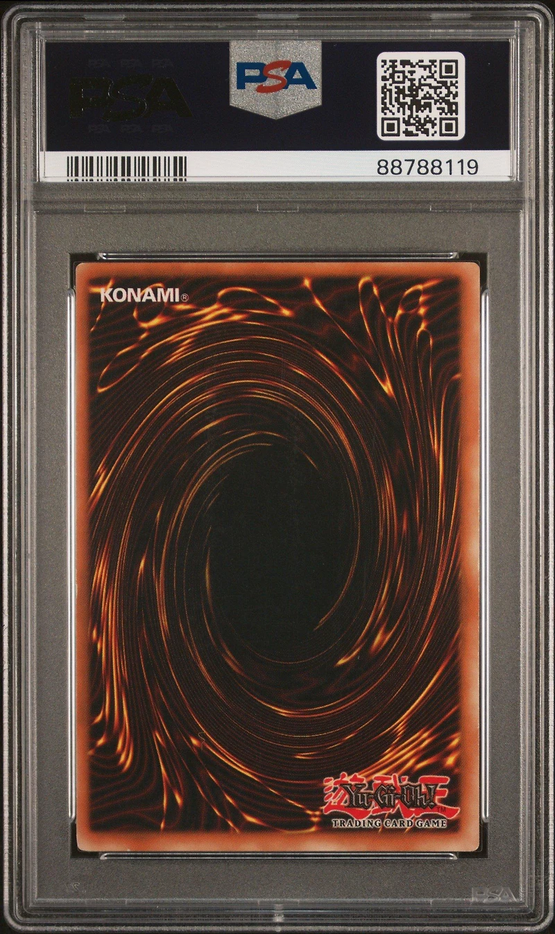 2004 Yu-gi-oh! Sod-soul Of The Duelist En008 Horus The Black Flame Dragon Lv8 PSA 8