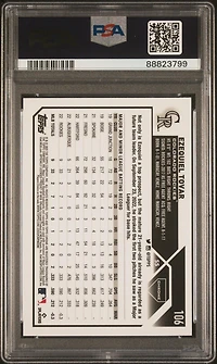 2023 Topps Chrome Logofractor Edition 106 Ezequiel Tovar PSA 10