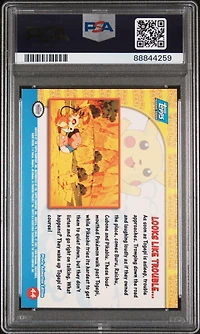 1999 Topps Pokemon The Movie Edt 44 Movie Edition Looks Like Trouble-foil PSA 8