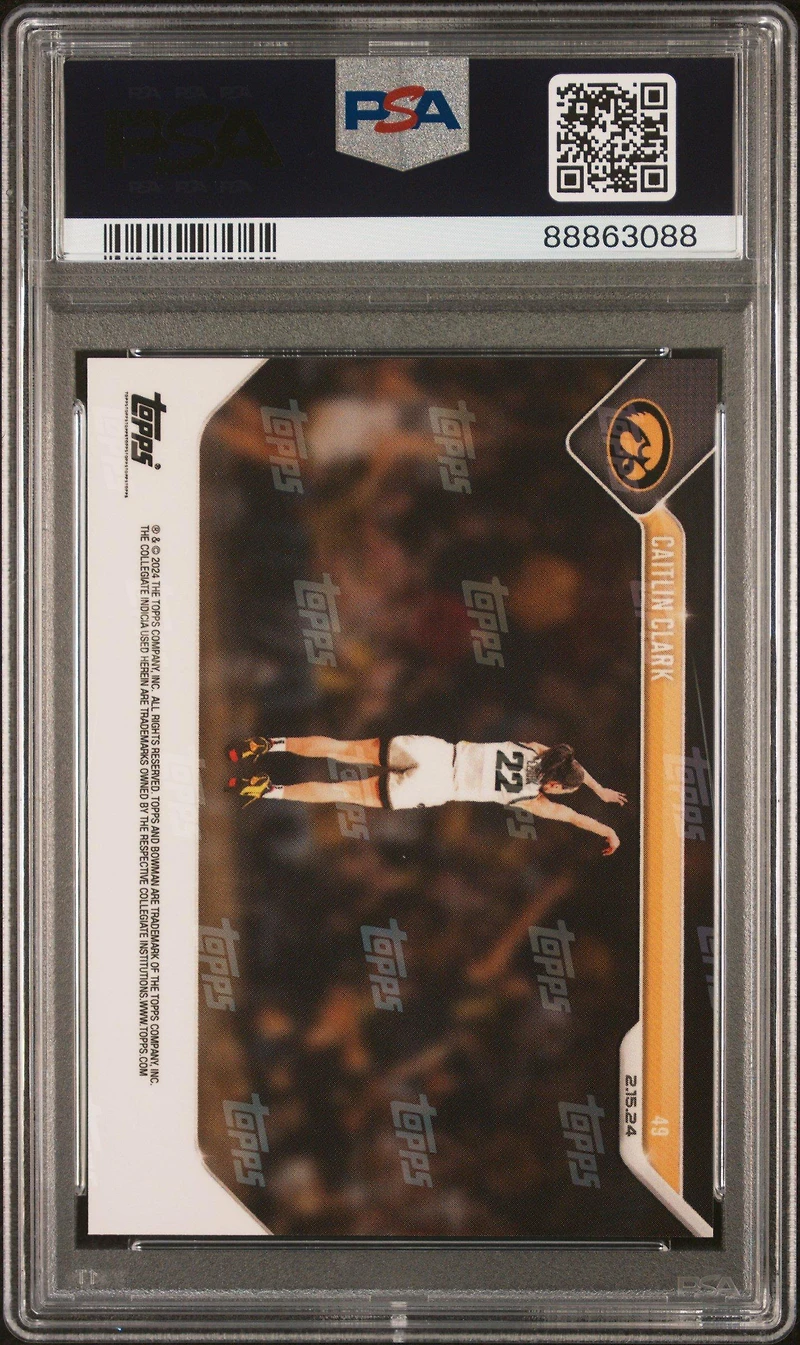 2023 Bowman U Now 49 Caitlin Clark PSA 10