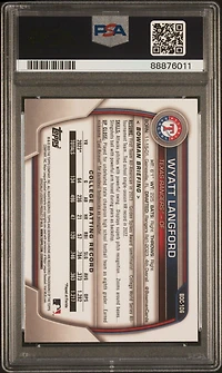 2023 Bowman Draft Bdc106 Wyatt Langford Chrome PSA