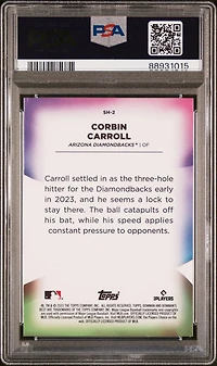 2023 Bowman's Best Shellacked Sh2 Corbin Carroll PSA 10