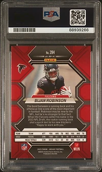 2023 Panini Mosaic 284 Bijan Robinson Mosaic PSA 10