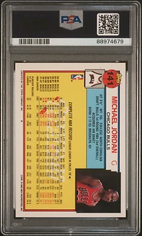 1992 Topps Gold 141 Michael Jordan PSA