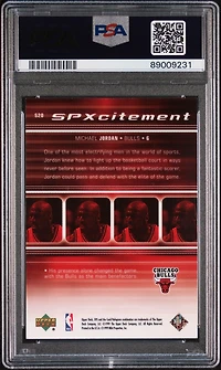 1999 Spx Spxcitement S20 Michael Jordan PSA 9