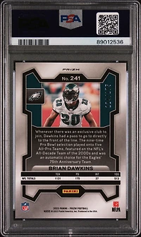 2023 Panini Prizm 241 Brian Dawkins PSA 10
