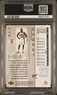 2001 Spx 90 Michael Jordan PSA 10