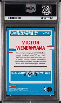 2023 Panini Donruss 220 Victor Wembanyama PSA