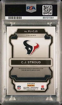 2023 Panini Prizm Premier Jerseys Pjcjs Cj Stroud Neon Green Pulsar PSA