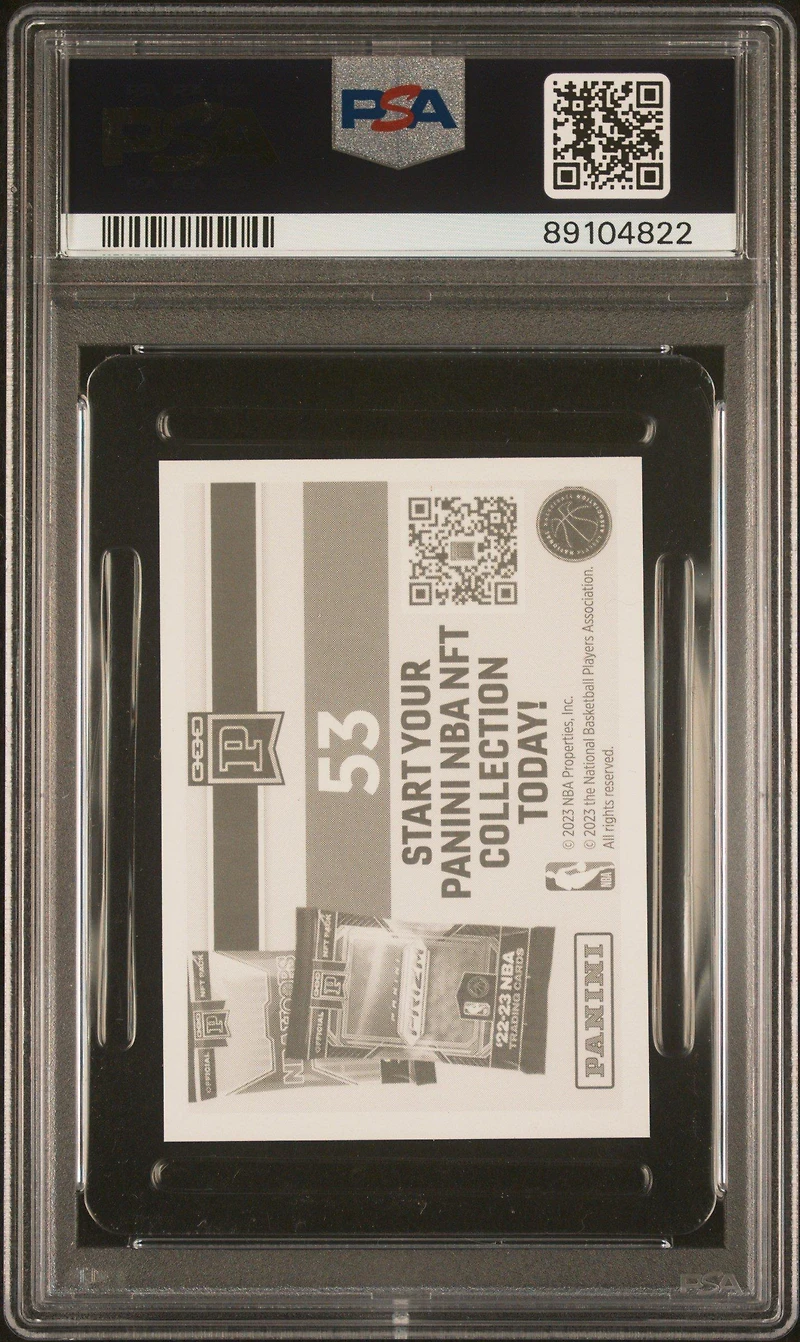 2023 Panini Stickers Victor Wembanyama PSA 10