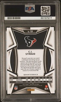 2023 Panini Certified 104 Cj Stroud PSA 10