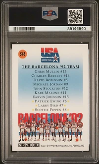 1991 Skybox 546 Team Usa 3 PSA 10