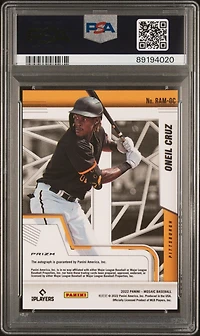 2022 Panini Mosaic Rookie Autographs Ramoc Oneil Cruz PSA 10