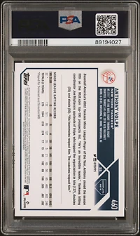 2023 Topps Complete Set 460 Anthony Volpe PSA 10