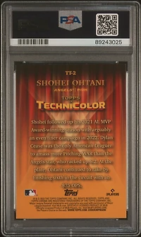2023 Topps Chrome Topps In Technicolor Tt2 Shohei Ohtani PSA 10