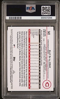 2024 Topps 141 Elly De La Cruz Rainbow Foil PSA 10