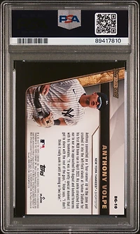 2023 Topps Update Black Gold Bg10 Anthony Volpe PSA 9