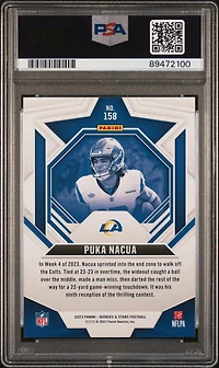 2023 Panini Rookies & Stars 158 Puka Nacua Longevity PSA 10