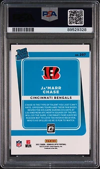 2021 Panini Donruss Optic 207 Ja'marr Chase PSA 10