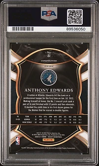 2020 Panini Select 61 Anthony Edwards PSA