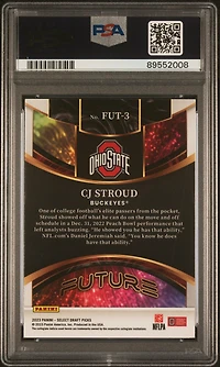 2023 Panini Select Draft Picks Future Fut3 Cj Stroud PSA 10