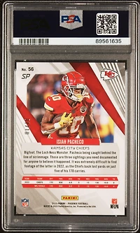 2023 Panini Phoenix 56 Isiah Pacheco PSA 10