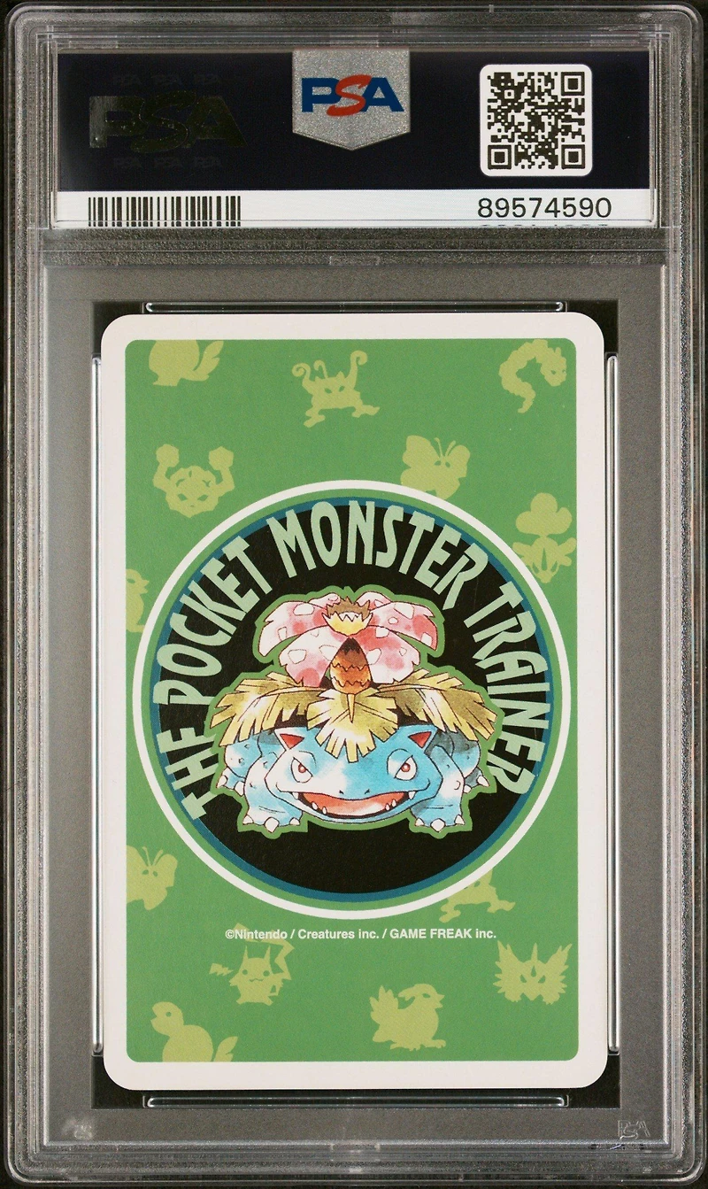 1996 Pokemon Green Version Playing Cards 009 Blastoise 4 Of Hearts PSA 10