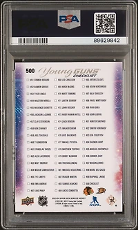 2023 Upper Deck 500 Bedard/carlsson PSA 9