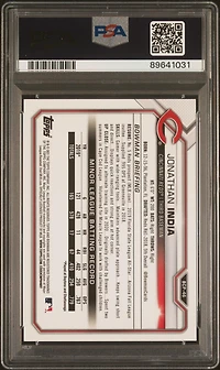 2021 Bowman Mega Box Chrome Bcp46 Jonathan India Green Refractor PSA 10