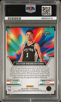 2023 Panini Prizm Instant Impact 3 Victor Wembanyama Silver Prizm PSA 10