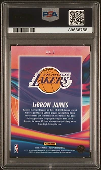 2023 Panini Nba Hoops Anti Gravity 5 Lebron James PSA 10